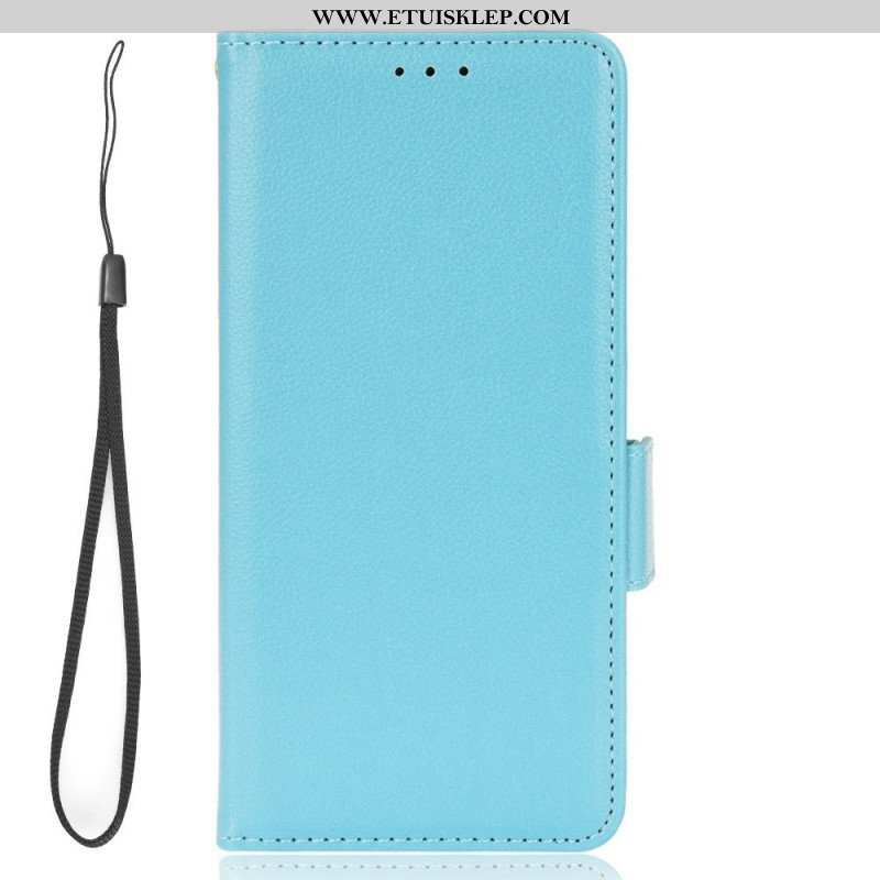 Etui Na Telefon do Xiaomi 12T / 12T Pro Etui Folio Efekt Skóry Z Paskiem